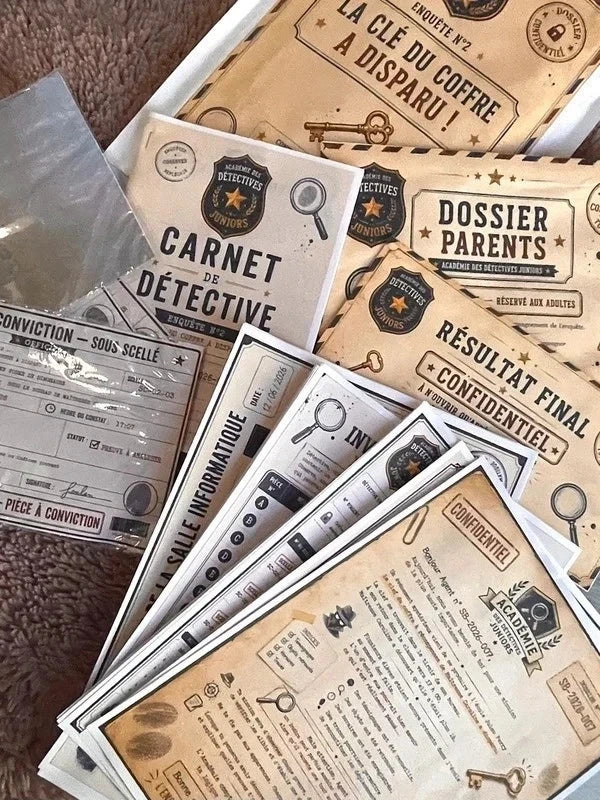 Enquête policière enfant – Kit complet de détective