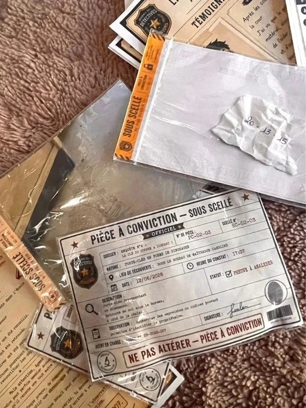 Enquête policière enfant – Kit complet de détective